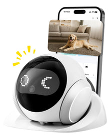 AI Smart Movable Pet Camera - 360° Mobile Robot Companion with Dual-Lens HD Video & Two-Way Talk