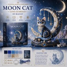 🦉 Moon Owl Guardian DIY Bead Kit | Celestial Moon & Stars Series