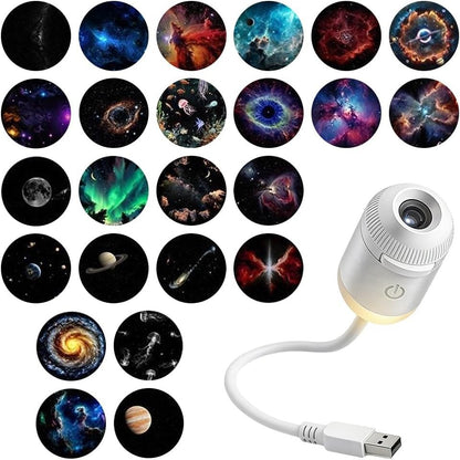 24 Full-Set Projection Slides Galaxy Projector