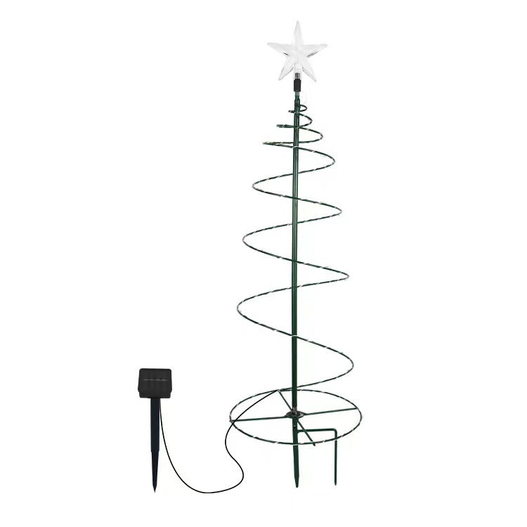 Solar Powered Christmas Tree Garden Decor