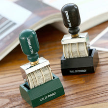 Vintage Date Roller Stamp for Journaling