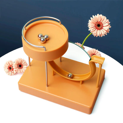 Perpetual Motion Desk Toy with Steel Balls