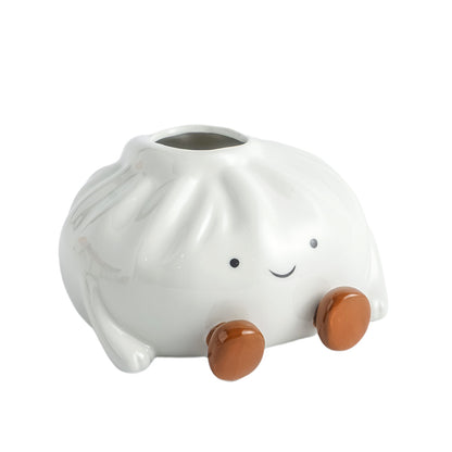 Cute Dumpling Tissue Box Cover - Ceramic Multi-Functional Holder