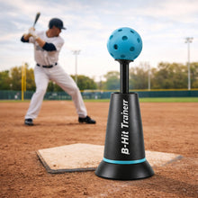 Pro Baseball Swing Hitting Trainer - Heavy-Duty Solo Batting Practice Tee, Portable Skill Improvement Equipment for Home Backyards & Field Training