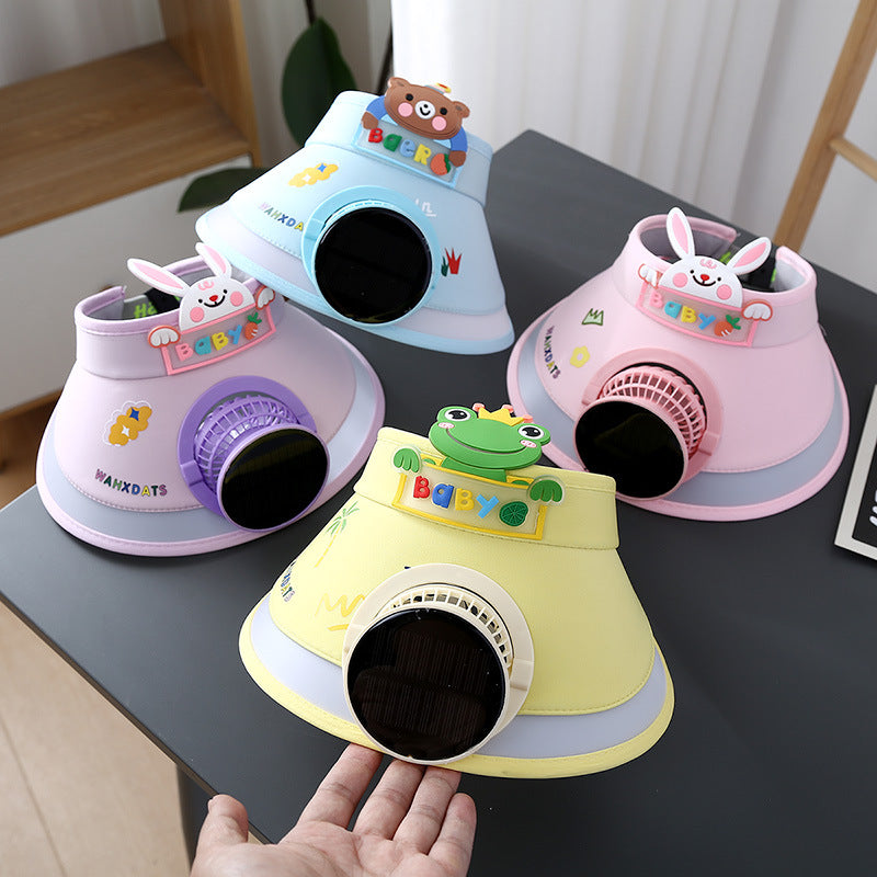 Kids Sun Hat with Built-In Cooling Fan – Buy 2 Get 20% Off