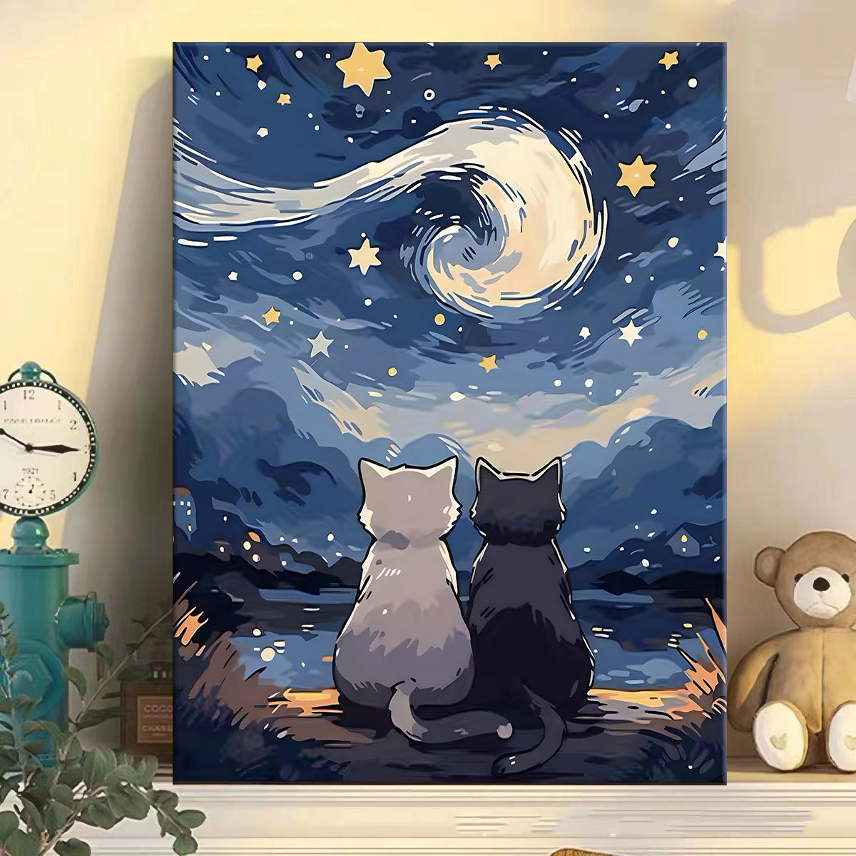 DIY Paint by Numbers Landscape Kit | 30×40cm Canvas | Eco-Friendly Paints