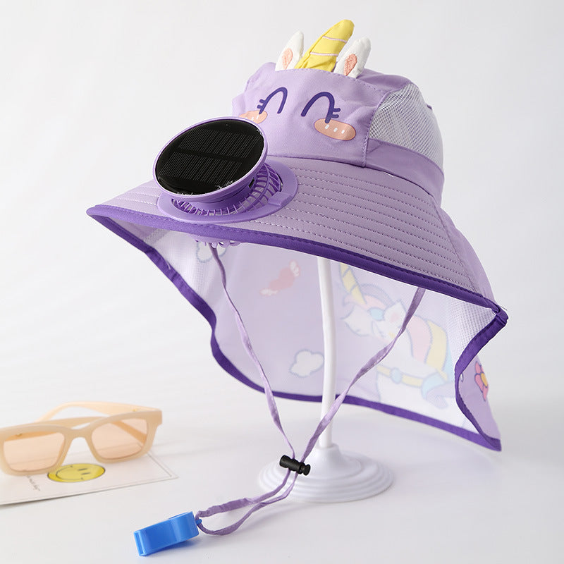Kids Sun Hat with Built-In Cooling Fan – Buy 2 Get 20% Off