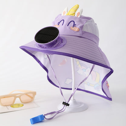 Kids Sun Hat with Built-In Cooling Fan – Buy 2 Get 20% Off