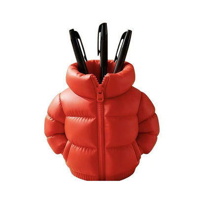 Puffy Jacket Pen Holder