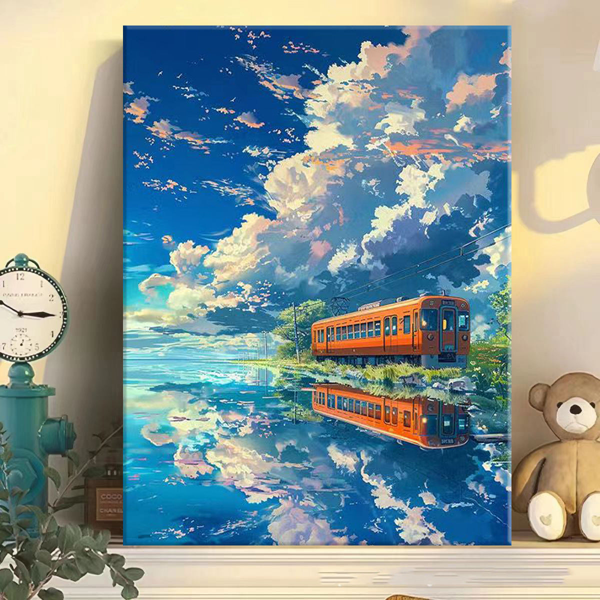 DIY Paint by Numbers Landscape Kit | 30×40cm Canvas | Eco-Friendly Paints