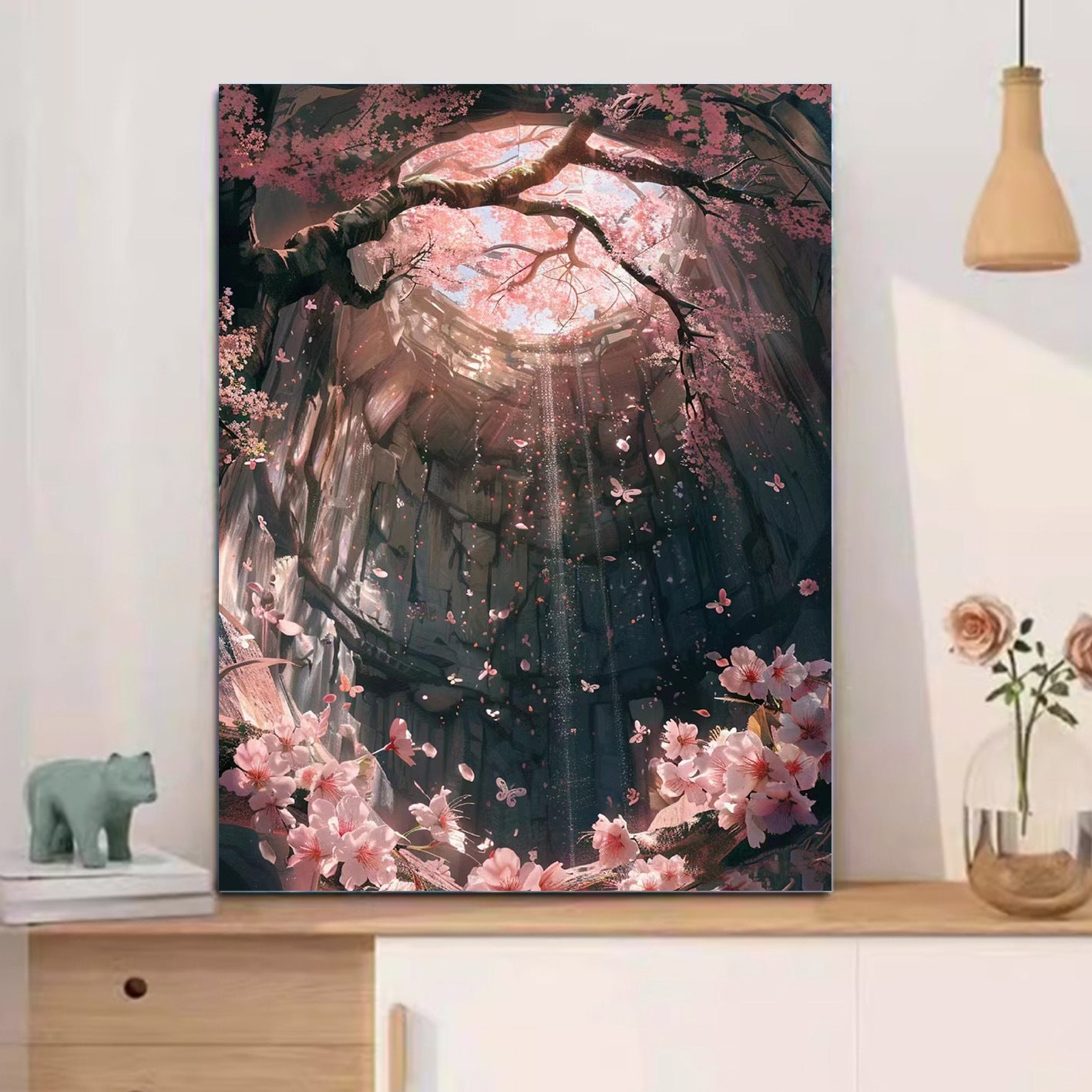 DIY Paint by Numbers Landscape Kit | 30×40cm Canvas | Eco-Friendly Paints