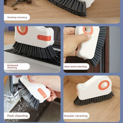 Multifunctional Window Track & Groove Cleaning Brush - Handy 2-in-1 Deep Crevice Cleaner Tool for Home, Kitchen & Bathroom Dead Corners