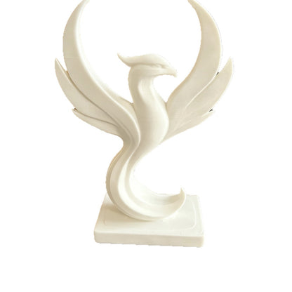 3D Printed Rebirth Phoenix Statue - Vibrant Fire Bird Mythical Figurine, Modern Living Room & Entryway Accent Decor, Unique Creative Gift