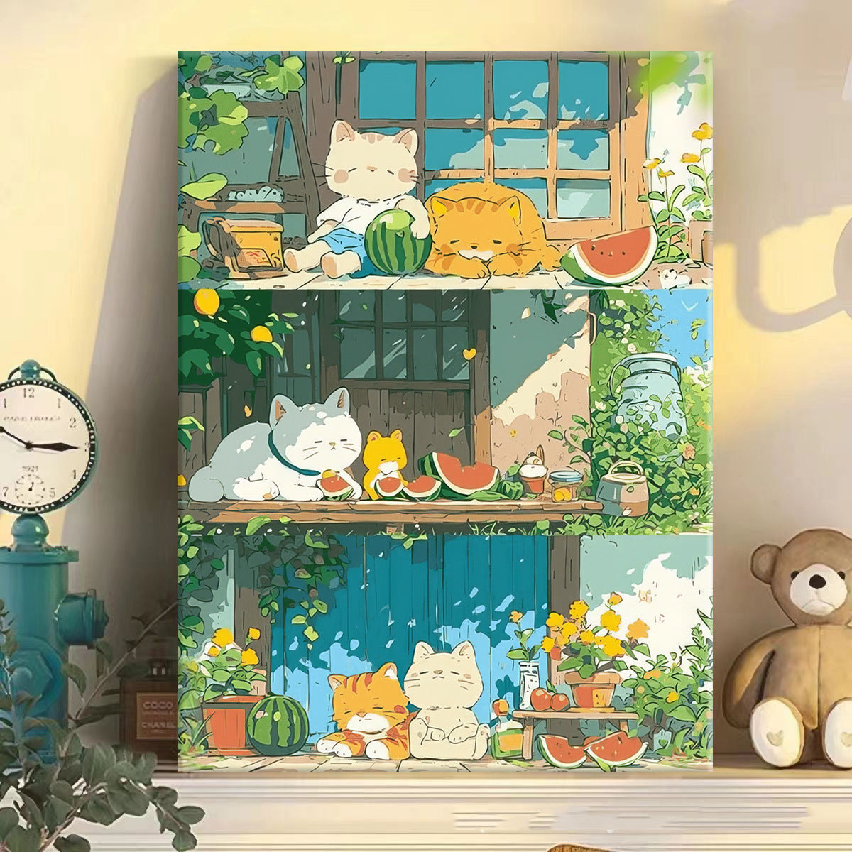 DIY Paint by Numbers Landscape Kit | 30×40cm Canvas | Eco-Friendly Paints