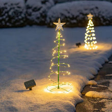 Solar Powered Christmas Tree Garden Decor