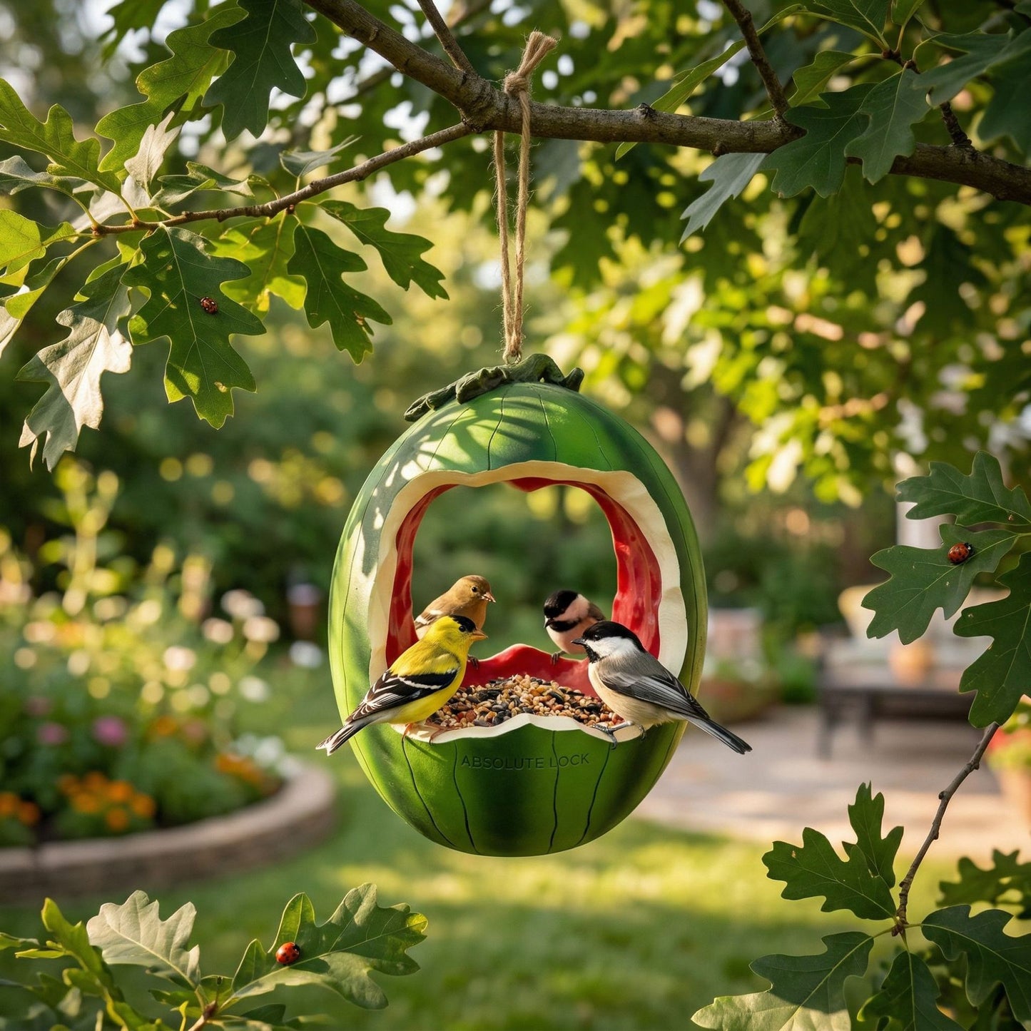 🌿 Fruit Series Bird Feeder – Outdoor Hanging Garden Art Collection