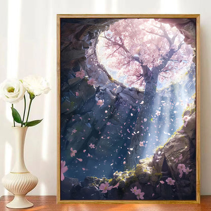 DIY Paint by Numbers Landscape Kit | 30×40cm Canvas | Eco-Friendly Paints