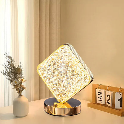 Celestial Starry Moon Ambient Lamp - Cordless Touch-Control Nightlight, Romantic Dinner & Bedroom Mood Lighting