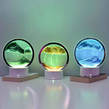 3D Moving Sand Art Night Light