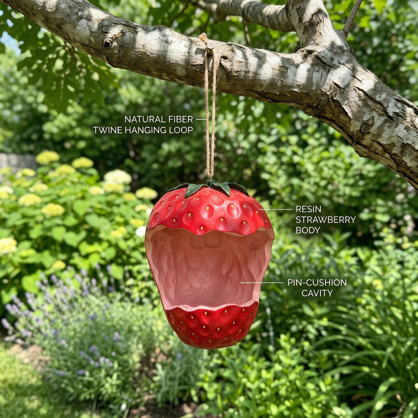 🌿 Fruit Series Bird Feeder – Outdoor Hanging Garden Art Collection