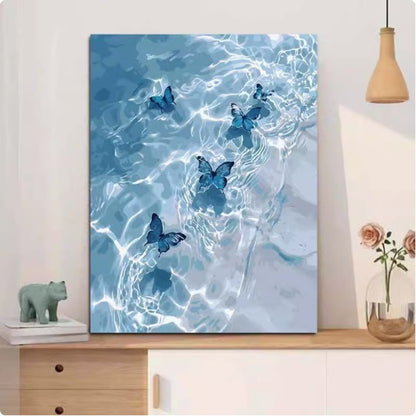 DIY Paint by Numbers Landscape Kit | 30×40cm Canvas | Eco-Friendly Paints