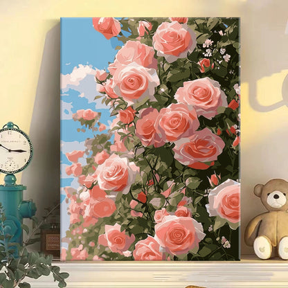 DIY Paint by Numbers Landscape Kit | 30×40cm Canvas | Eco-Friendly Paints