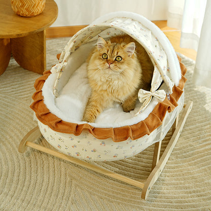 French Style Cozy Cat Hammock Bed