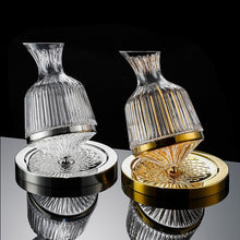 Spinning Wine Decanter and Glasses Set