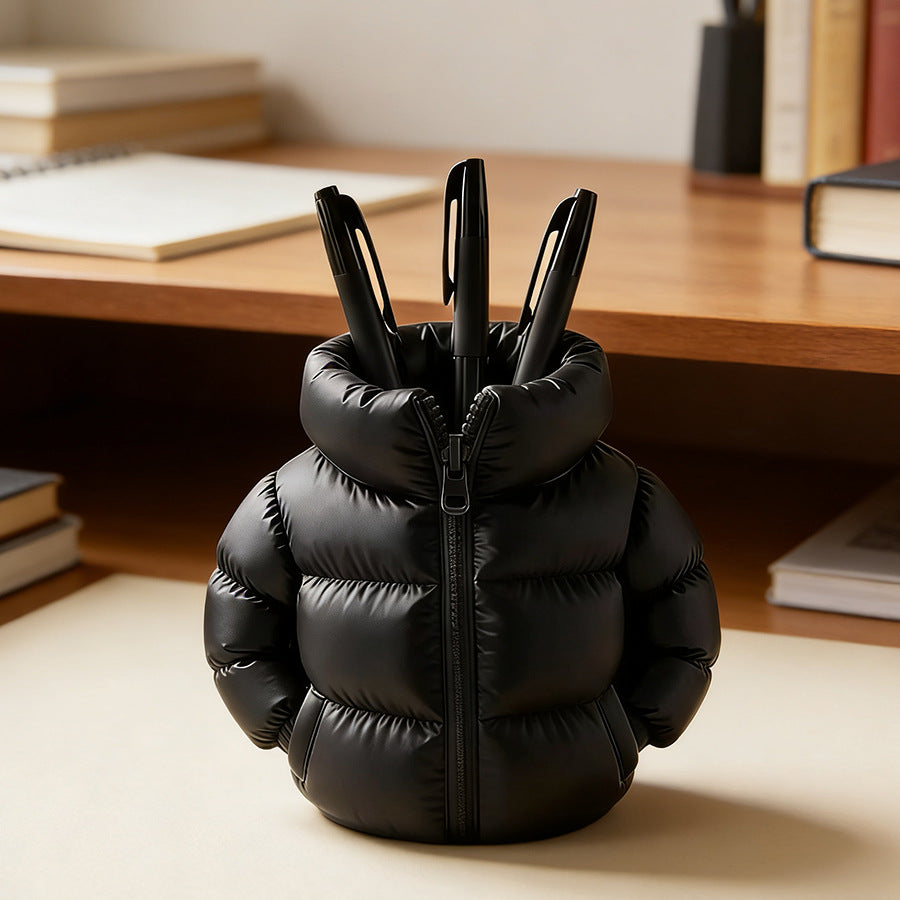 Puffy Jacket Pen Holder