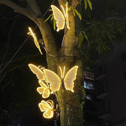TODAY'S SPECIAL OFFER-50% OFF LED Glowing Butterfly Garden Stake – Dynamic Light Outdoor Waterproof Decor