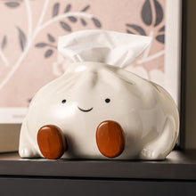 Cute Dumpling Tissue Box Cover - Ceramic Multi-Functional Holder