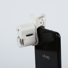 Universal 100X HD Phone Camera Microscope - Clip-On Pocket Magnifier with Built-in LED Light, Professional Jewelry, Coin, and Gemstone Inspection Tool