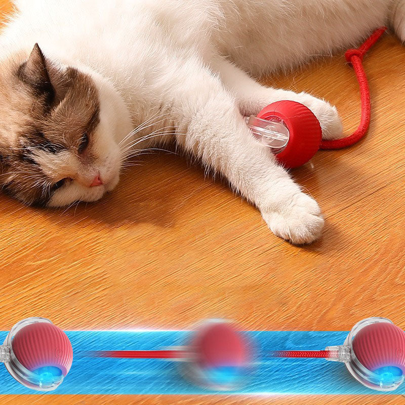Smart Interactive Pet Ball - Motion-Activated Self-Moving Toy for Cats & Dogs, Quiet & Automatic Boredom Buster
