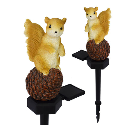 🎁Last Day Sale 49% OFF - Whimsical Solar Powered Squirrel Garden Decor