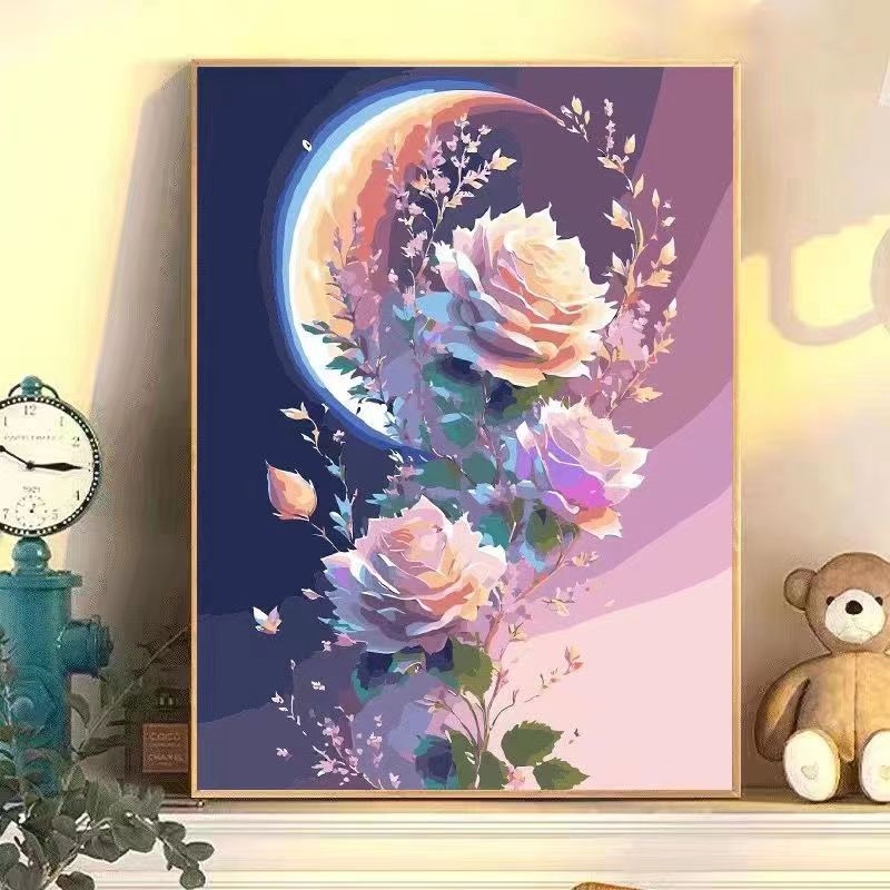 DIY Paint by Numbers Landscape Kit | 30×40cm Canvas | Eco-Friendly Paints