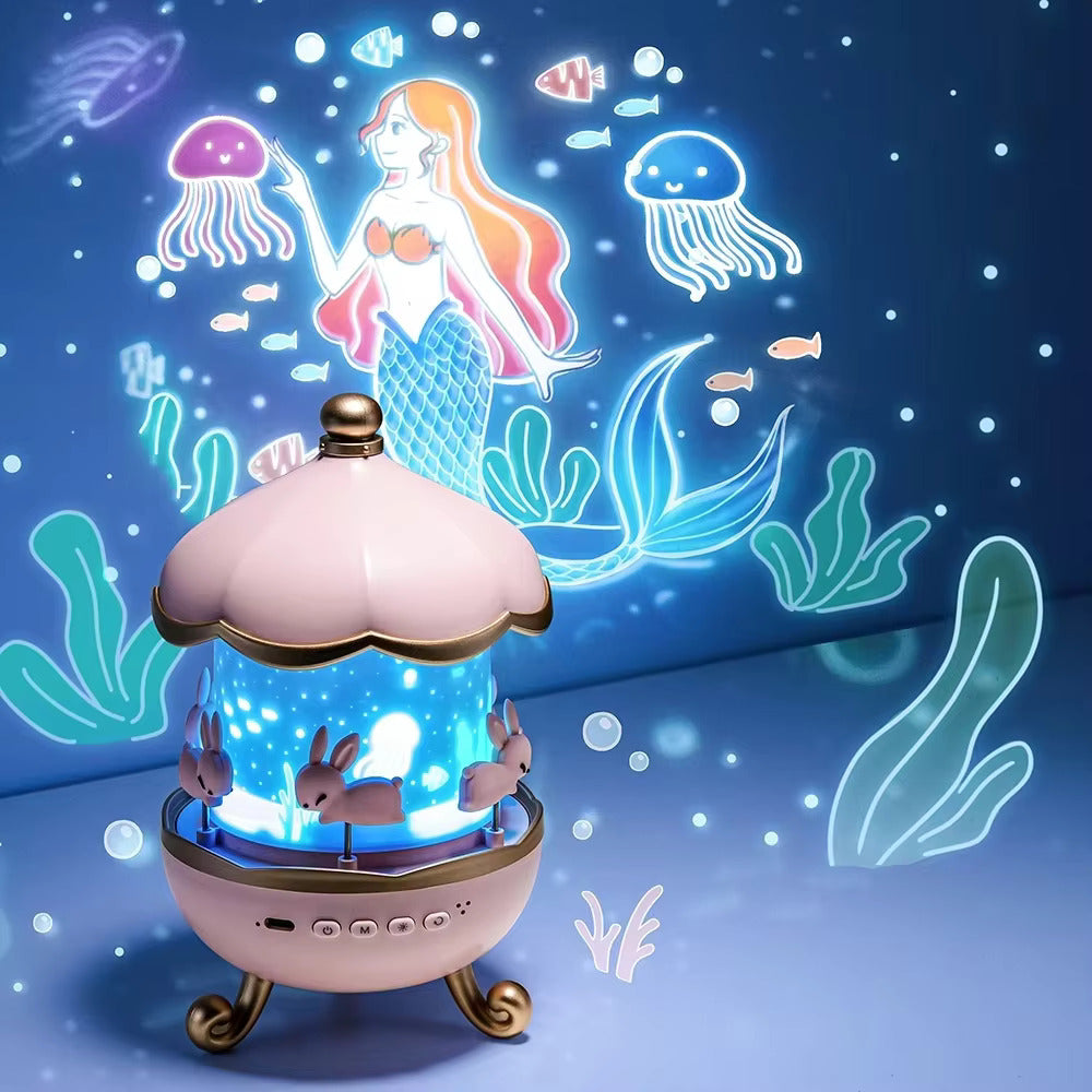 Free shipping Baby Night Light Projector with White Noise & 21 Colors & 15 Films