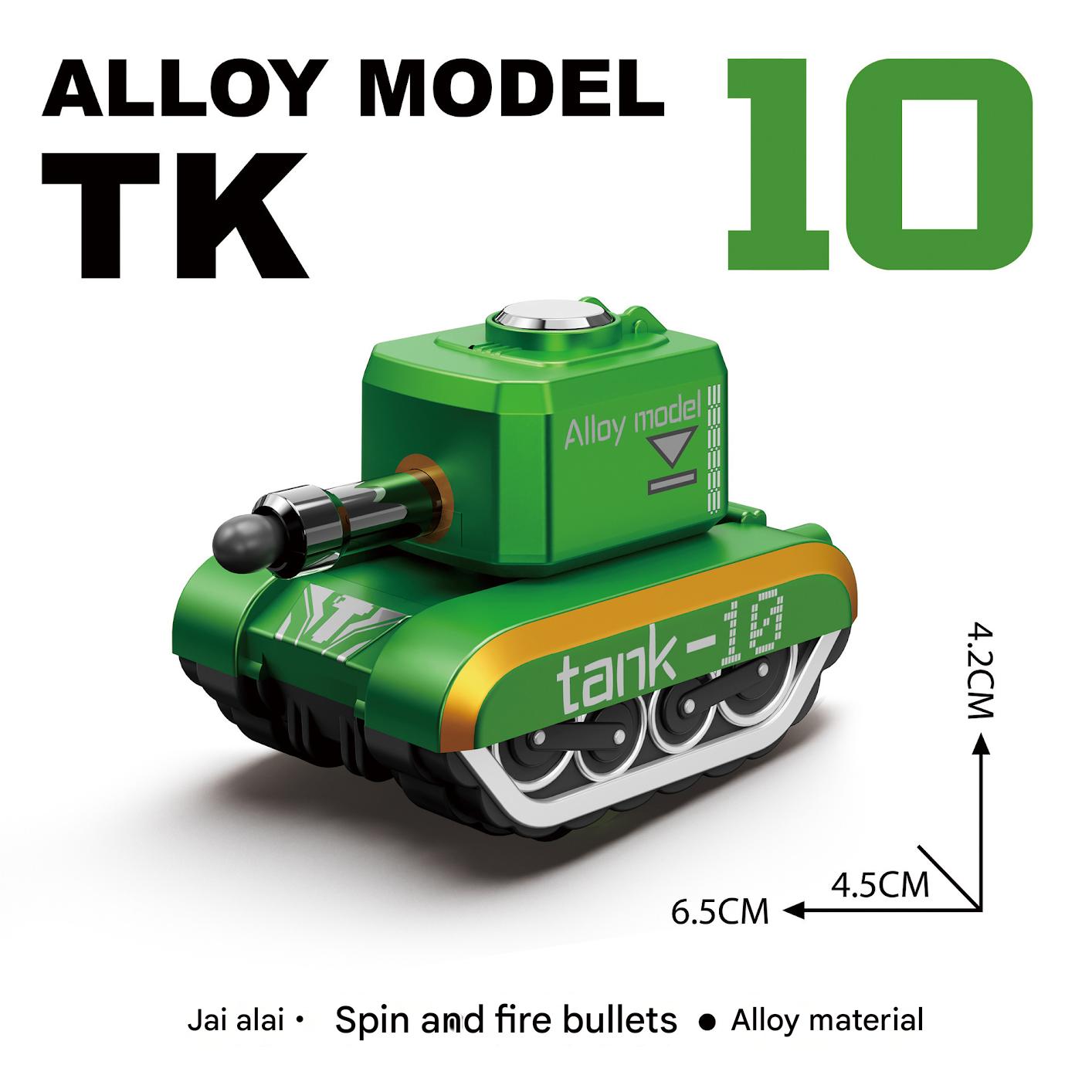 Cute Q-Style Army Tank 🚀 Pull Back Toy Model Perfect Birthday Gift for Boys