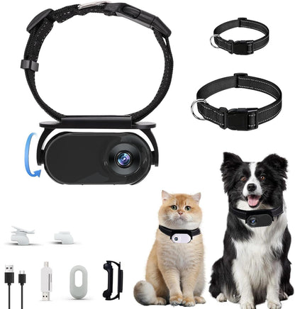 World Through Their Eyes - Mini Pet POV Camera, Ultra-Lightweight Thumb Cam for Dogs & Cats