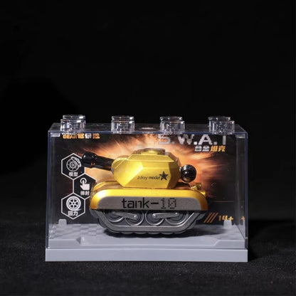 Cute Q-Style Army Tank 🚀 Pull Back Toy Model Perfect Birthday Gift for Boys