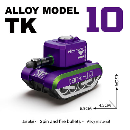 Cute Q-Style Army Tank 🚀 Pull Back Toy Model Perfect Birthday Gift for Boys