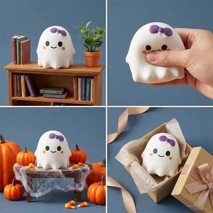 White Ghost Squishy Toy