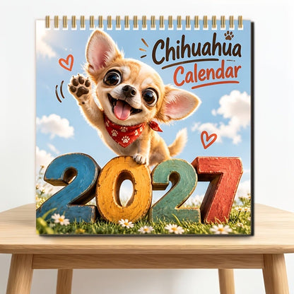 2027 Chihuahua Wall Calendar