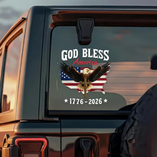 Patriotic 250th Anniversary God Bless America Eagle