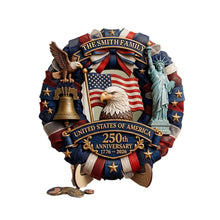1776-2026 Eagle Liberty Bell - United States 250th Anniversary USA Patriotic Home Wooden Decor