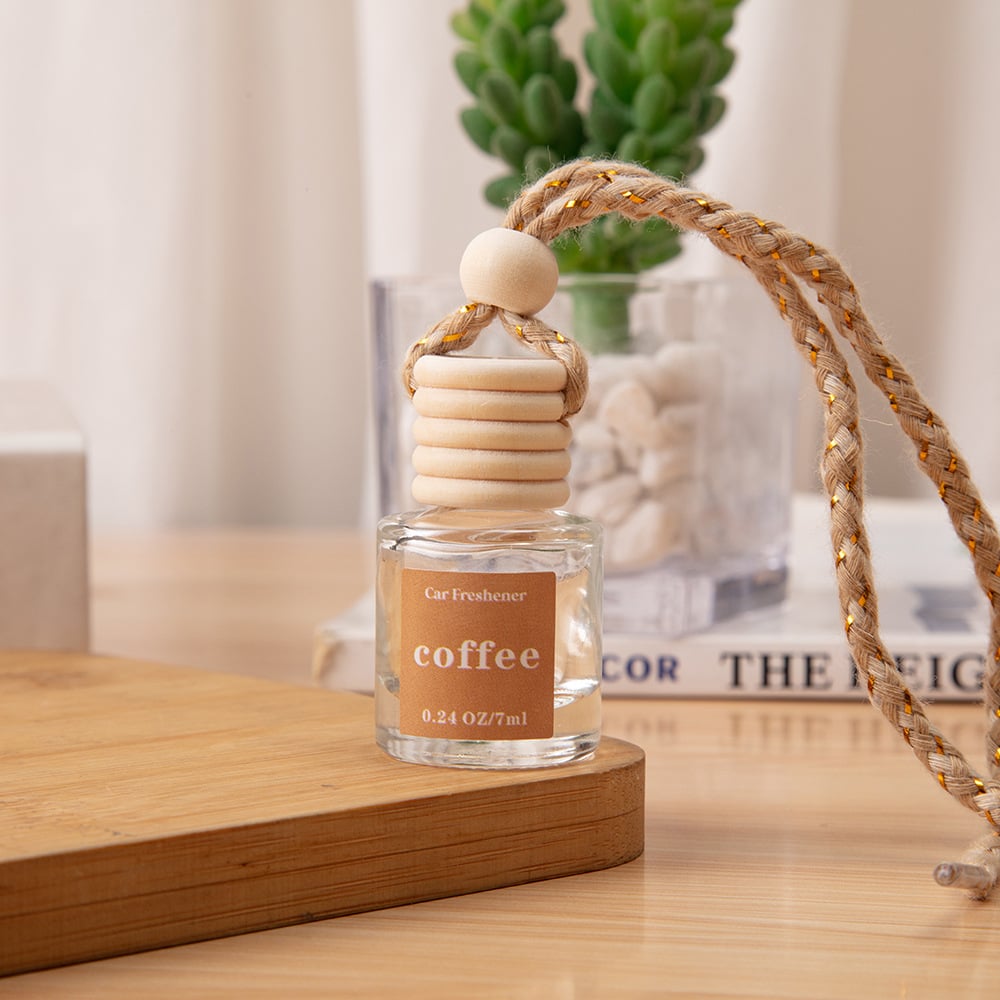 Scented Car Air Freshener - Long Lasting Car Diffuser - Last 60+ Days Teakwood
