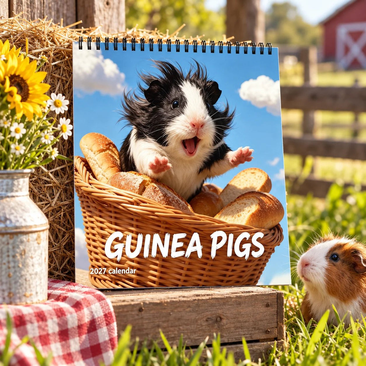 Guinea Pigs 2027 Wall Calendar
