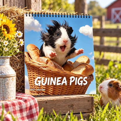 Guinea Pigs 2027 Wall Calendar