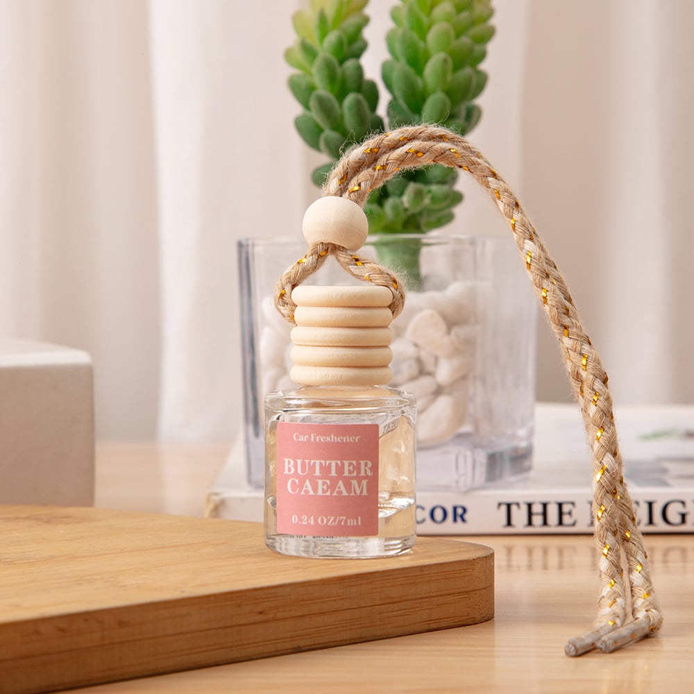 Scented Car Air Freshener - Long Lasting Car Diffuser - Last 60+ Days Teakwood