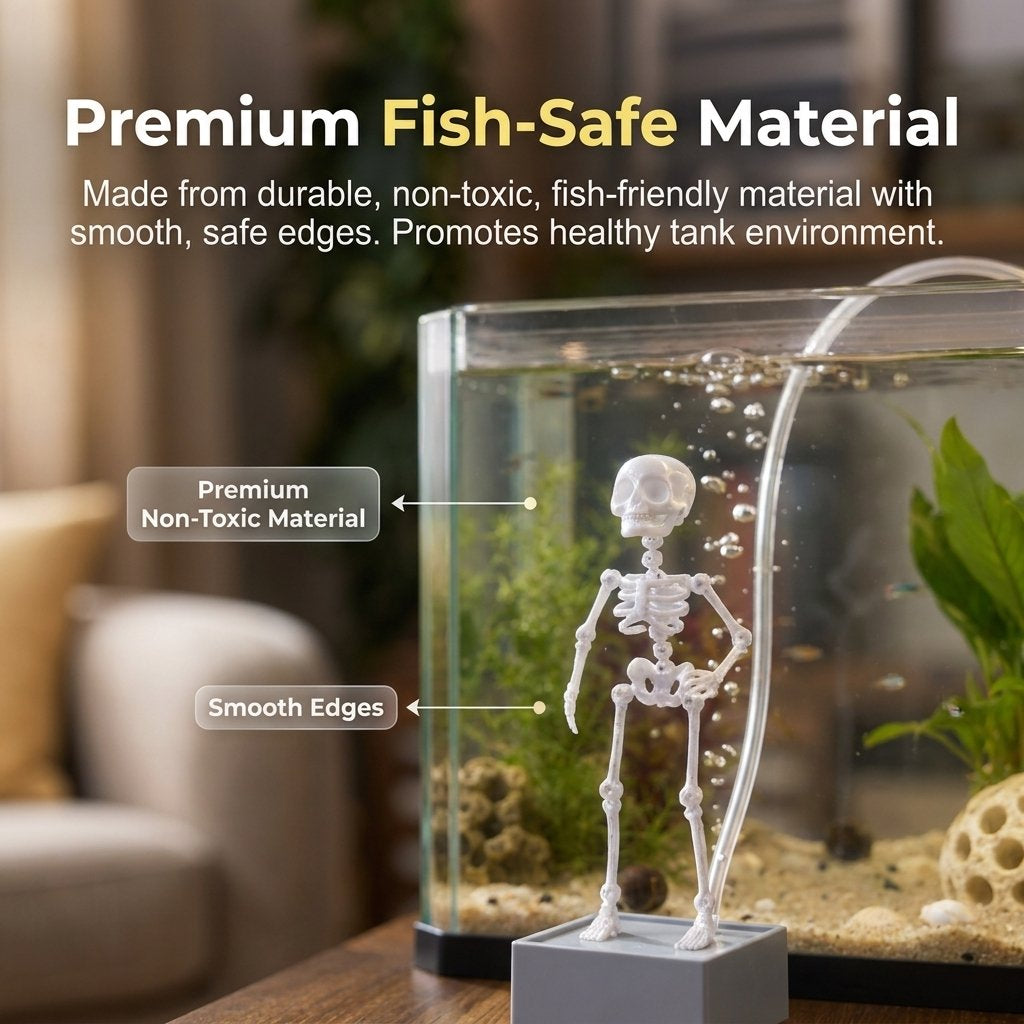 "Dancing Skeleton" Aquarium Decoration