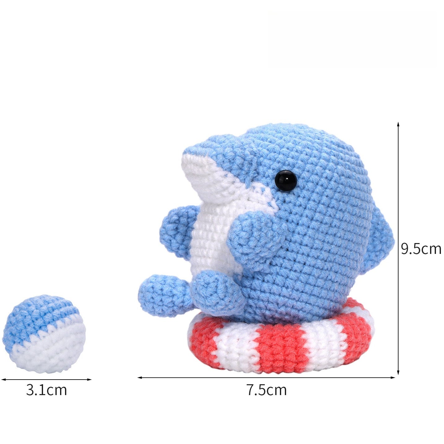 TODAY'S SPECIAL OFFER-50% OFF Cute Animal Crochet Kit – DIY Handmade Amigurumi Doll Making Kit with Yarn & Crochet Hook for Beginners